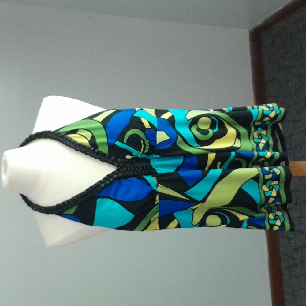 Womens Y2K Bisou Bisou Halter Top (Size Medium) Blouse NWOT